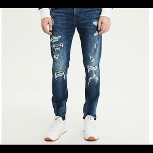 american eagle ripped jeans